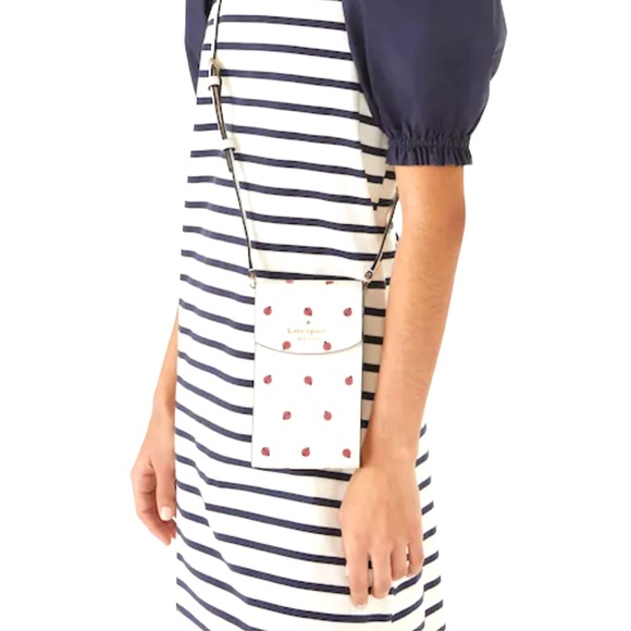 🐞NWT🐞 Kate Spade Staci Ladybug North South Crossbody Bag - Picture 2 of 6